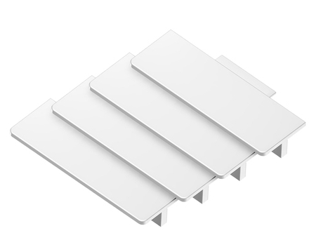 Ambrella Заглушка для встраиваемого алюминиевого профиля GP1200 (комплект 4шт) Alum Profile GP8160