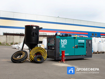 Выездной пескоструй для установки в авто | комплект "Газелист"