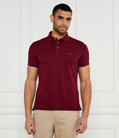 Поло Tommy Hilfiger - бордовый(MW0MW17771)
