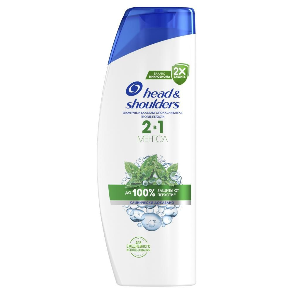 Шампунь Head&Shoulders 2в1 Ментол 360 мл