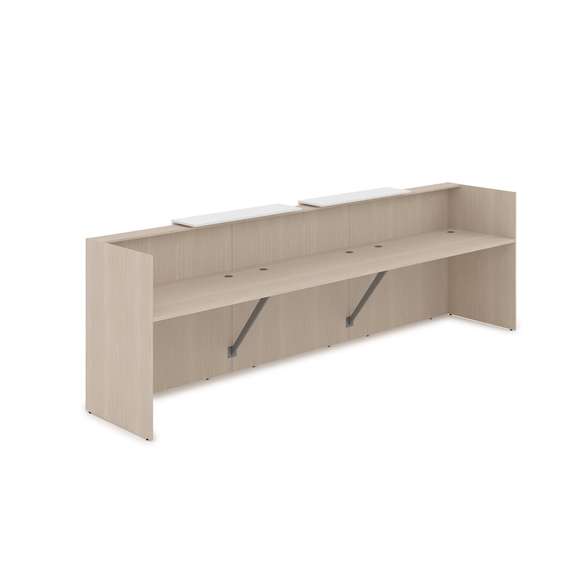 1КР-ДС.002 Комплект Ресепшн с фартуком ЛДСП (3632*762*1161) (без подсветки)