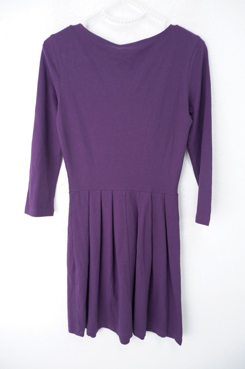 Платье Oodji фиолетовое 42 размер