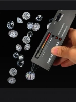 Серьги с муассанитами