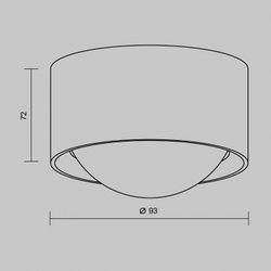 Накладной светильник Maytoni Lumina O498CL-L15B3K