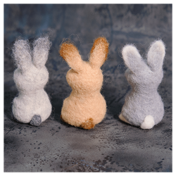 Валяная игрушка «Волшебный кролик»