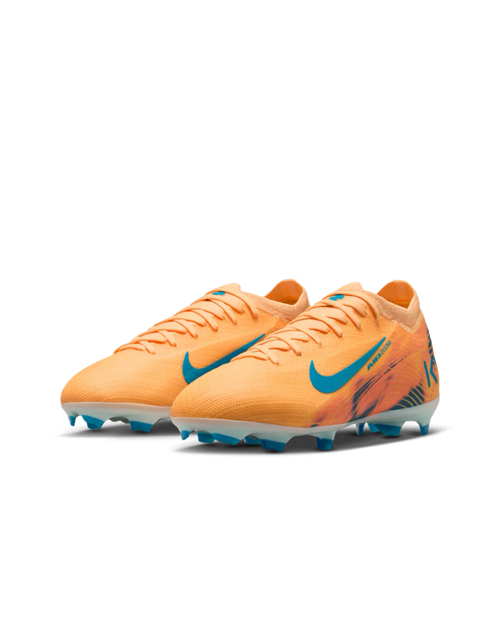 Бутсы Nike Mercurial Zoom Vapor 16 Pro Mbappe FG Junior - оранжевый