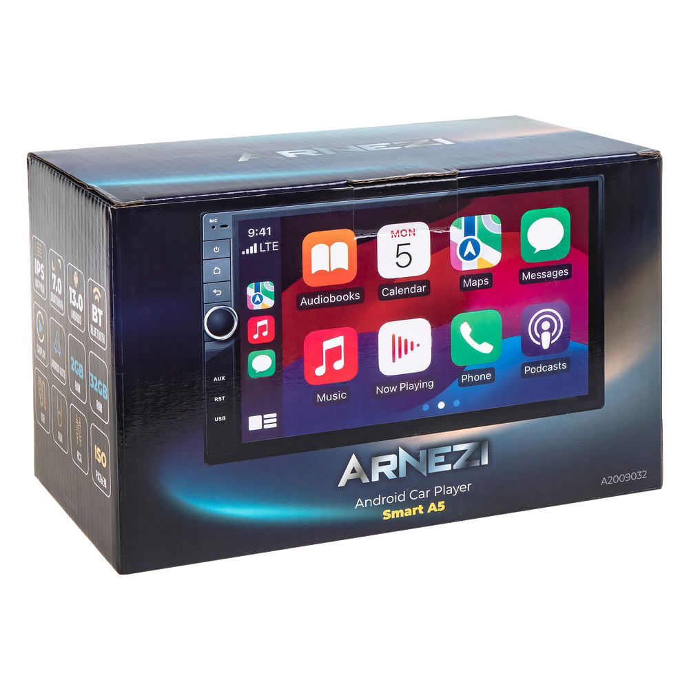 Автомагнитола ARNEZI Smart A5 2Din Android 13 2Gb/32Gb (Android, Car Play), , Max Вт ARNEZI A2009032