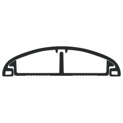 Кабель-канал ЭРА KK-50-12-FB напольный черный RAL 9004 50х12мм 48м | Кабель-канал напольный