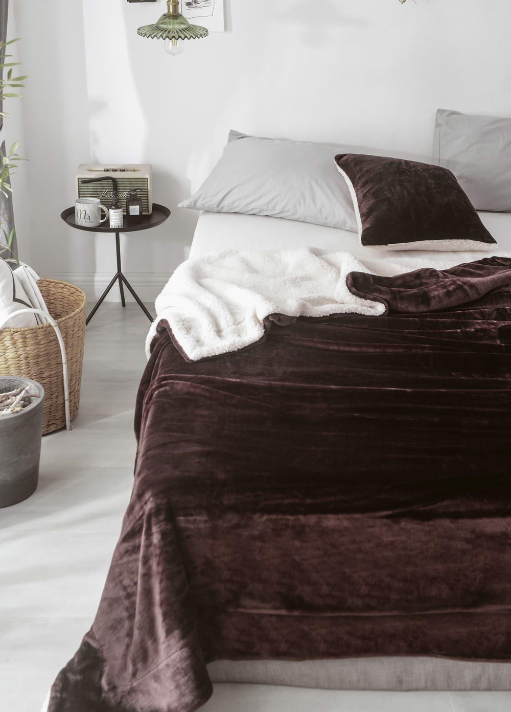 Плед 220x240 Sofi De MarkO Жадор коричневый