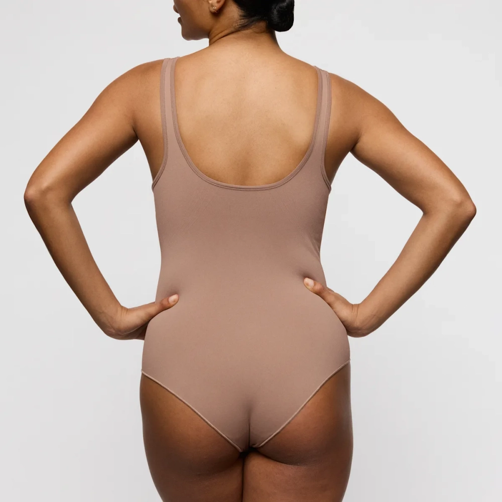 PRIMADONNA Nudda Корректирующее гладкое боди, светло-коричневый