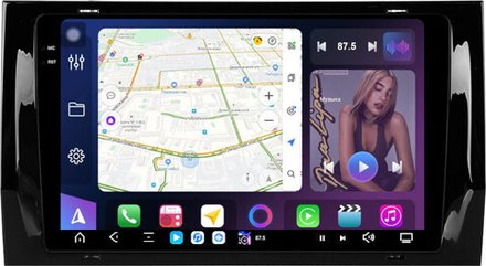 Магнитола для Skoda Kodiaq, Karoq (рамка под 9") - FarCar XXL9-8184-9 монитор 9.5" 2K QLED на Android 13, TS20, 8+256Гб, CarPlay, 4G SIM-слот