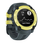 Спортивные часы Garmin Instinct E, 40 мм, силиконовый ремешок сумеречного цвета Безель цвета «электрический лайм». Ремешок с классической застёжкой — на запястье обхватом 107–179 мм