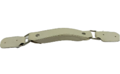 Ручка PLG-R 0000 кожаная, белый