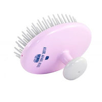 Розовая щетка-массажер для кожи головы и волос (с антибактериальным эффектом) Vess Shampoo Brush