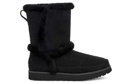 UGG Угги Classic Short Fluff, черный