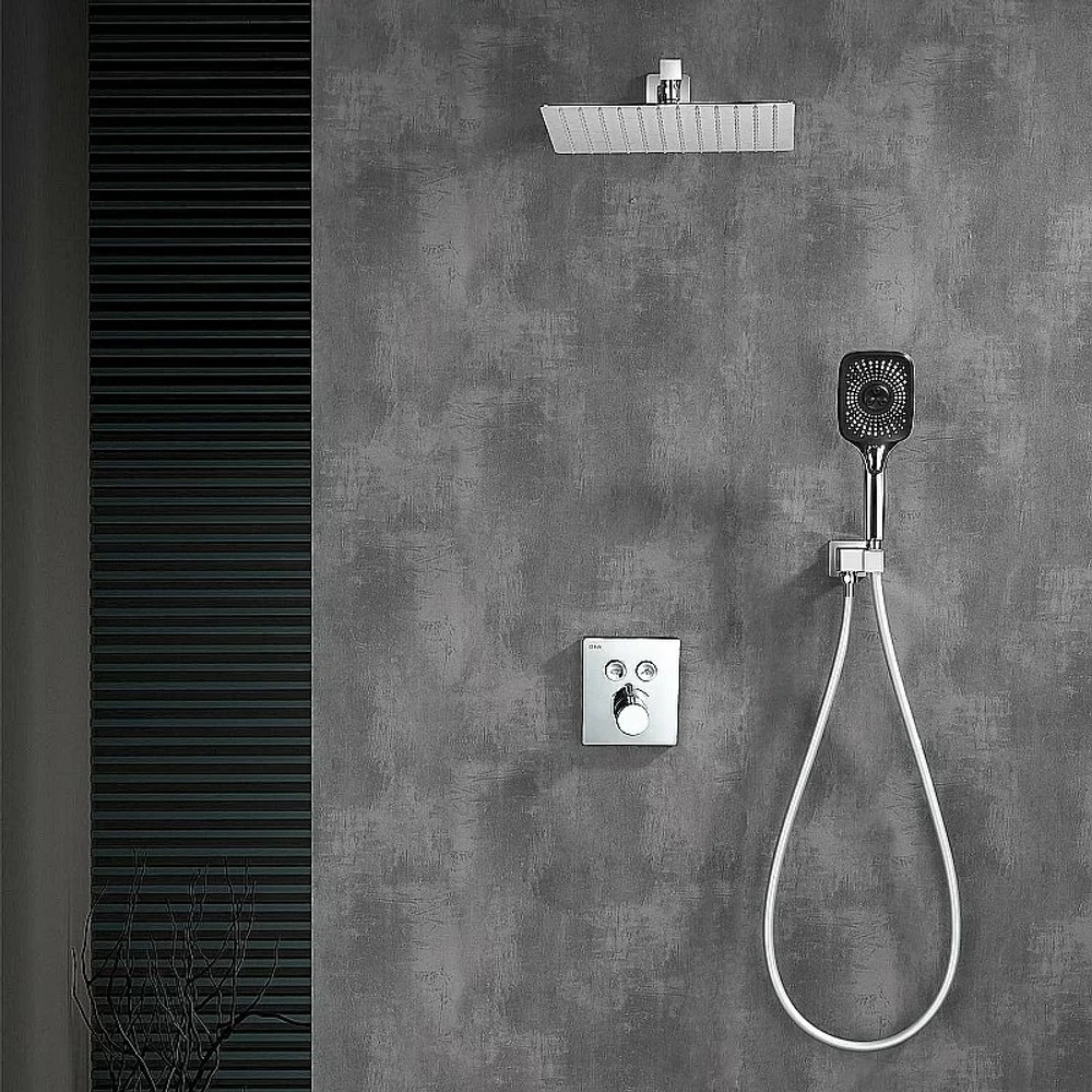 Душевая система Black&white Gravity GH-9101-C хром