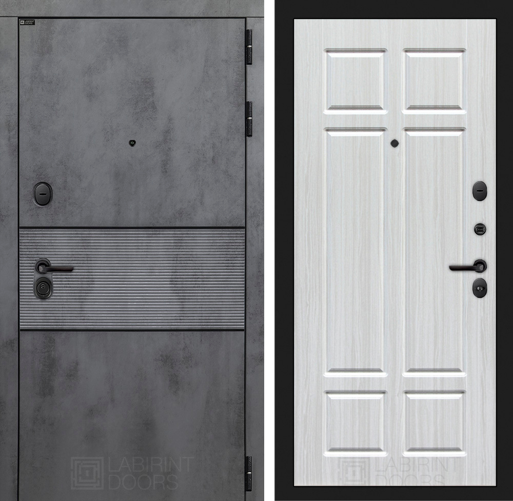 Дверь входная Лабиринт INFINITY  08 Кристалл Вуд  металлическая