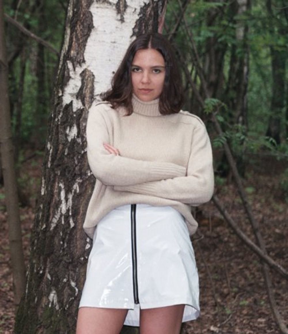 Юбка Goldmans Лак Белая