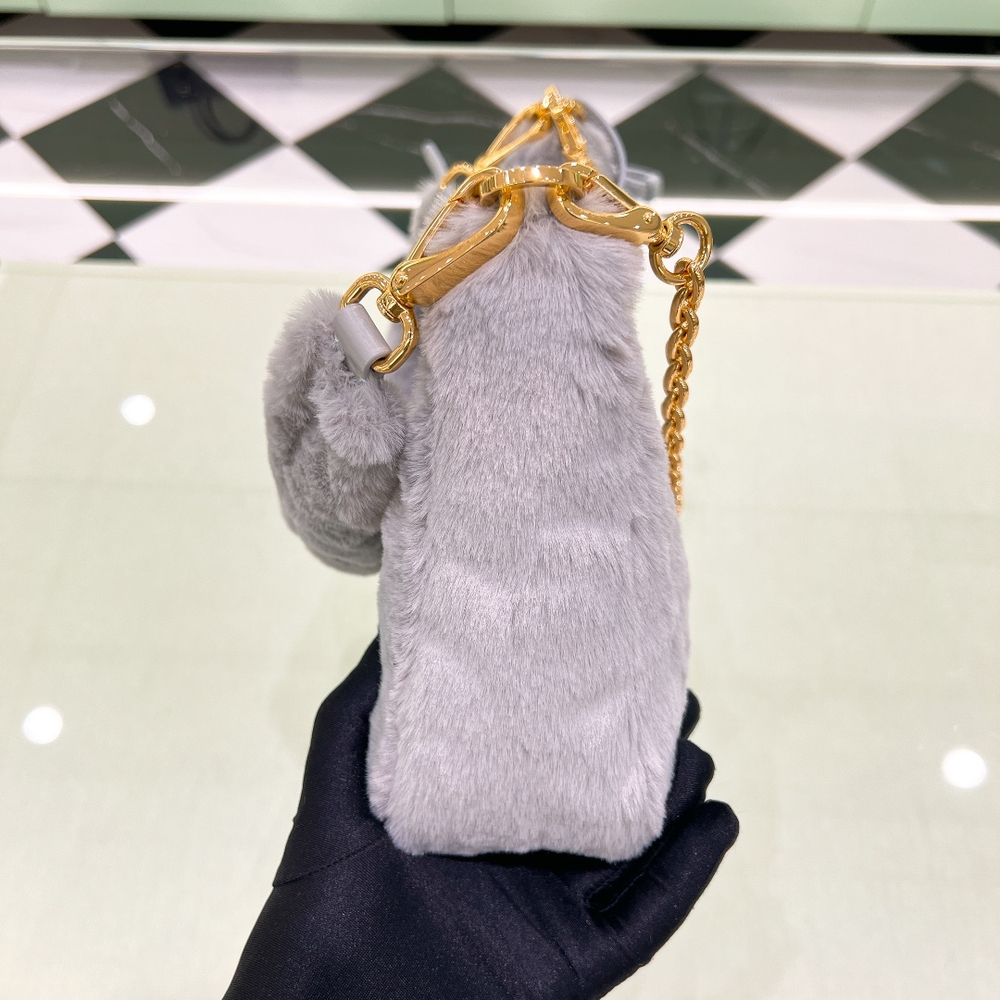 Prada Re-Edition Shearling Mini Bag