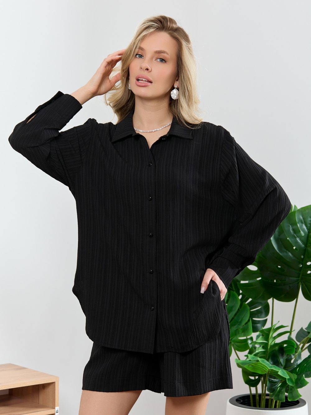 Рубашка Сиеста-5 Виотекс ЧЁРНЫЙ