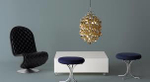 Pendant design lamp  Spiral SP02 by Verpan Panton (Gold)