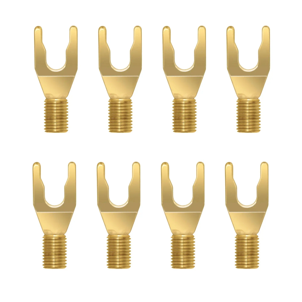 Wireworld Set of 8 Uni-Term Gold Spades w/Sockets, коннектор "лопатка", позолоч., 8шт. (SPDGUTM08)