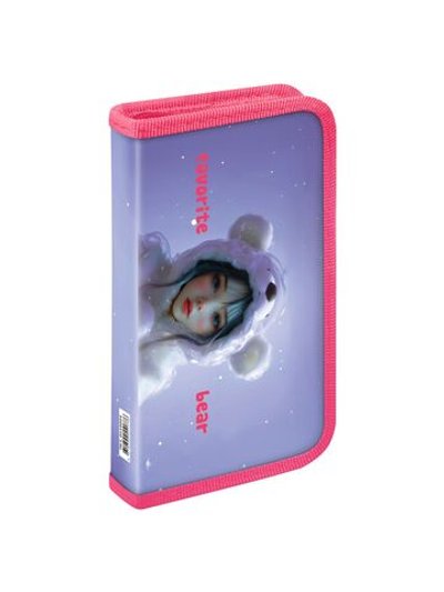 Пенал школьный 1 отделение 19х11см (ПК3-О110004)