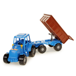 Трактор "Алтай" (синий) с прицепом №1 (в сет) (Полесье)
