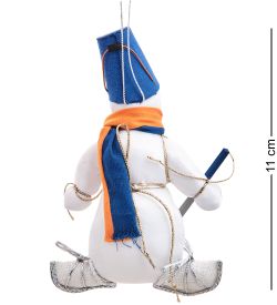 РусКукла RK-951/1 Кукла подвесная «Снеговик-хоккеист»