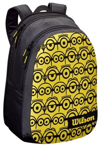 Рюкзак теннисный Wilson Minions Jr Backpack - black/yellow