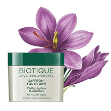Крем Biotique Bio saffron dew антивозрастной тройное действие Био шафран для лица, 50 г