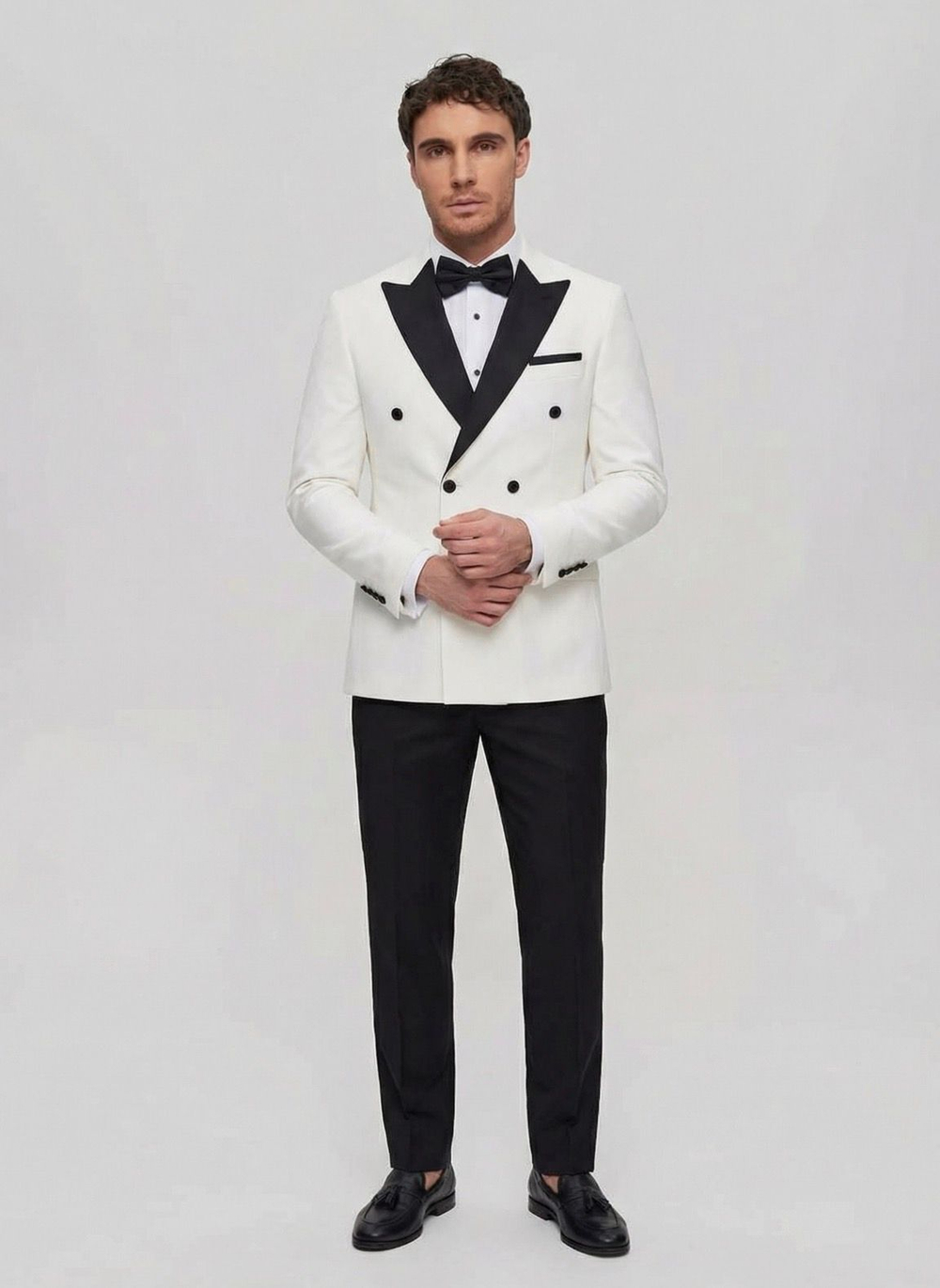 Мужской смокинг (белый) А59