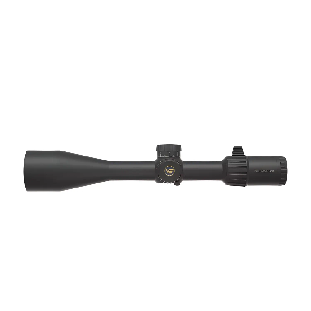 Оптический прицел Vector Optics Taurus 5-30x56 GENII (SCFF-66) - вид сбоку с наклейкой бренда