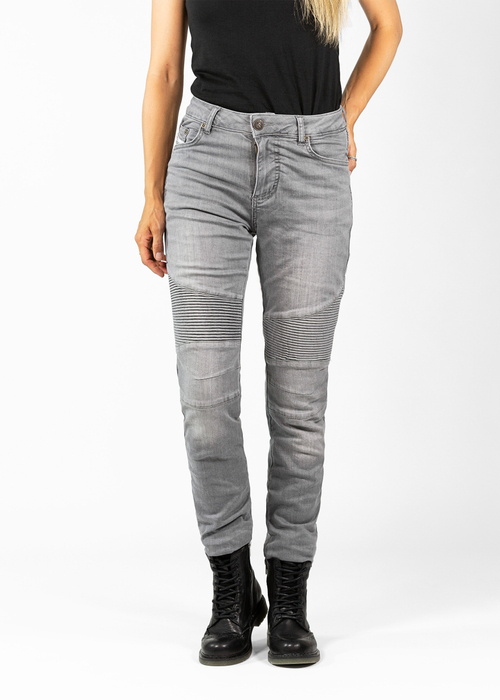 Джинсы женские Betty Biker Jeans Light Grey John Doe
