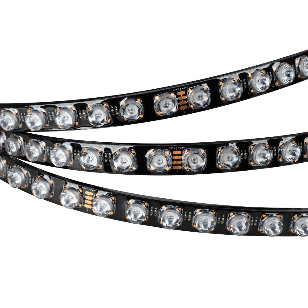 Светодиодная лента герметичная FLT-PS-S42-BLACK-23mm 24V RGB (21 W/m, IP67, 15deg, 5m) (Arlight, -) 050117