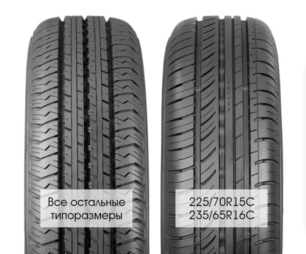 Легкогрузовая шина NOKIAN Tyres Nordman SC 225/70R15C 112/110R