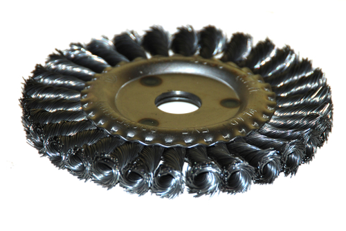 Щётка дисковая стальная ЭНКОР для УШМ 125 мм витая 51584