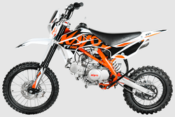 Питбайк KAYO BASIC TT140 17/14 KRZ (механ. сцепл., кикстартер 2024 г.)
