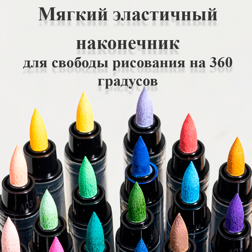 Набор акриловых маркеров Deli HM361, универсальные,  36 цветов