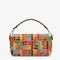 Сумка через плечо Fendi многоцветная Baguette с логотипом FF