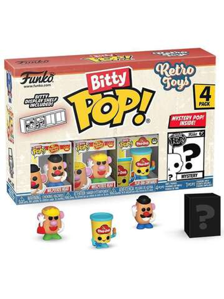 Фигурка Funko Bitty POP! Retro Toys Mr.PotatoHead+Mrs.PotatoHead+Play-Doh+Mystery (1 of 4) 4PK 75446