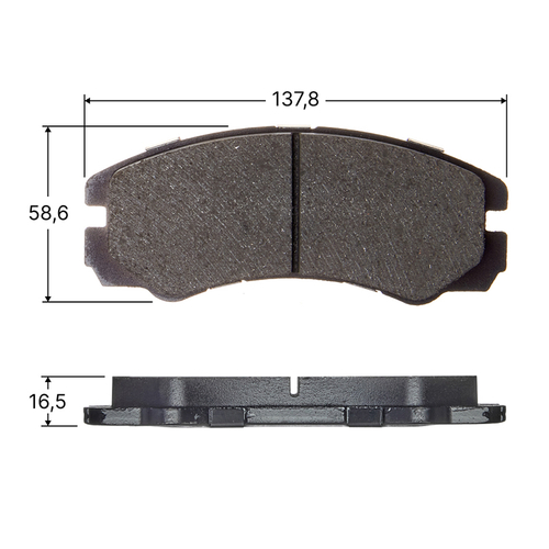Колодки тормозные дисковые Avantech передние (противоскрипная пластина в компл.) AV978