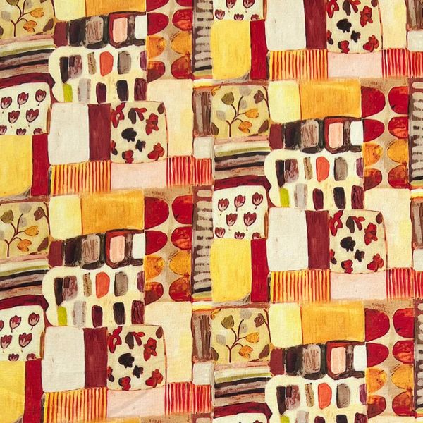 АБСТРАКТНЫЕ ОКОШКИ, ПЕСОЧНЫЙ - 100% хлопок 1