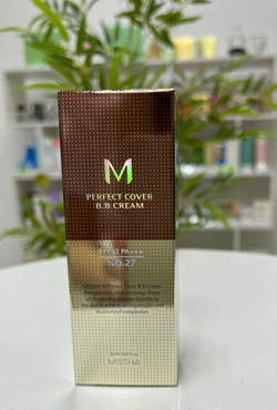 BB крем Missha - M Perfect Cover B.B Cream (SPF42 PA+++) тон 27, 20 мл
