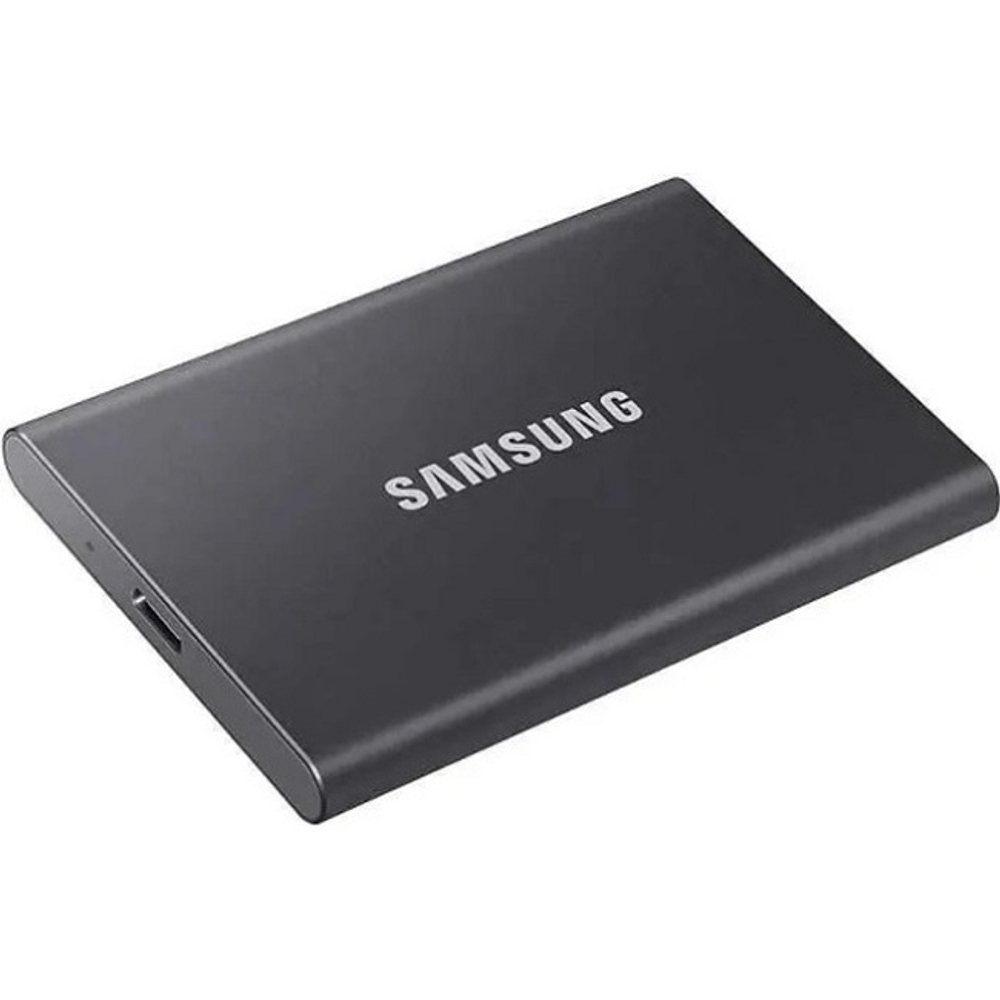 Внешний жесткий диск SSD 4Tb, Samsung T7 Portable, USB 3.2 Gen 2 Type-C, серый (MU-PC4T0T)