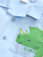 Рубашка с коротким рукавом для мальчика Next AB6-477, Голубой