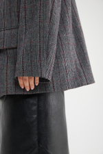 Пиджак "Kletka" sangria