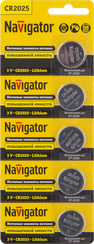 Батарейка Navigator CR2025 15174