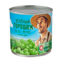 Зелёный горошек 400г. ж/б Хозяин Барин - купить не дорого с доставкой по Москве
