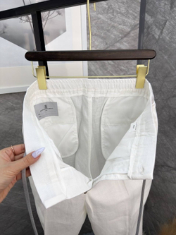 Льняной летний костюм Brunello Cucinelli